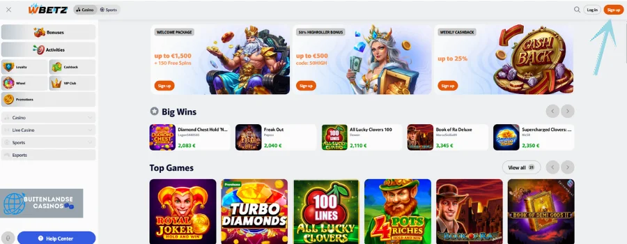 WBetz casino