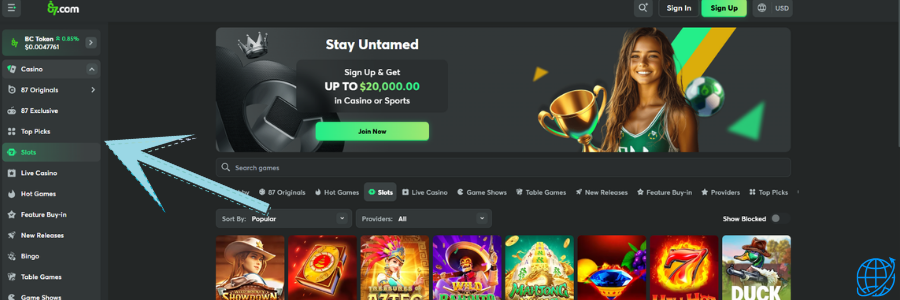 BC.Game casino slot