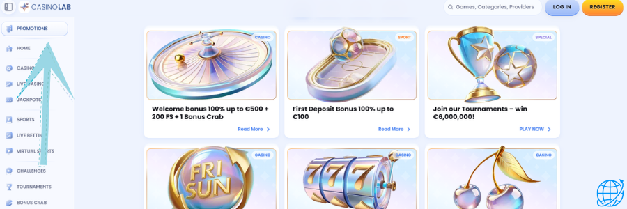 CasinoLab bonus