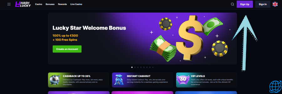 Hashlucky casino