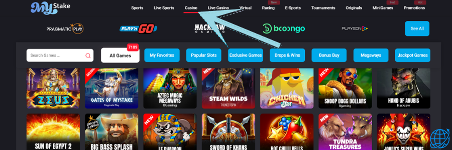 My Stake casino slot