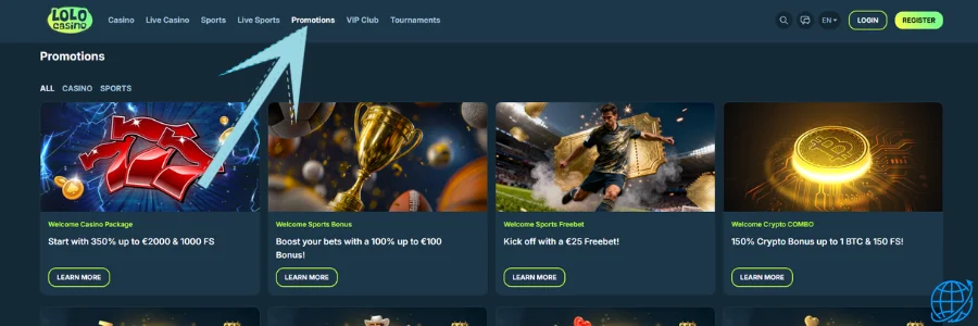 Lolo casino Bonus