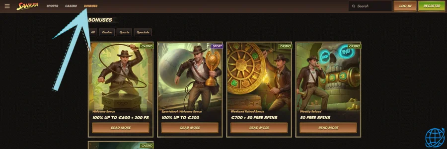 Sankra casino Bonus