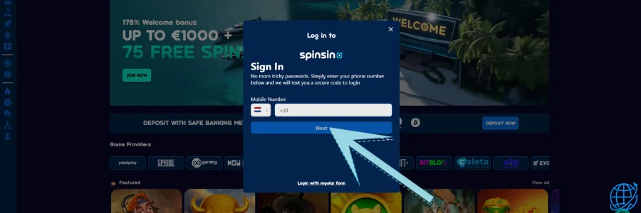 Spinsino casino Login