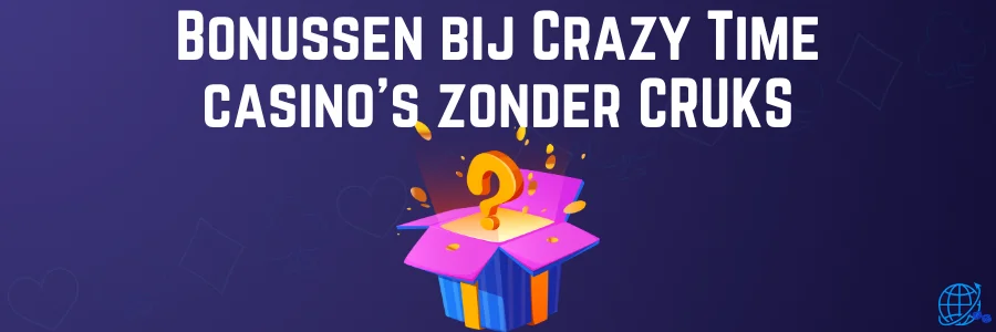 Bonussen bij Crazy Time casino’s zonder CRUKS