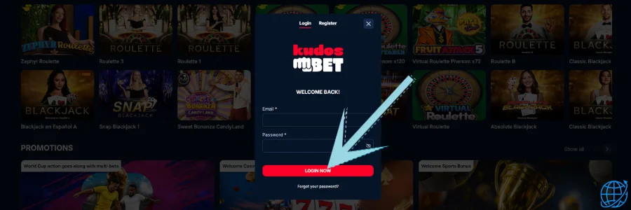 KudosBet Casino Login
