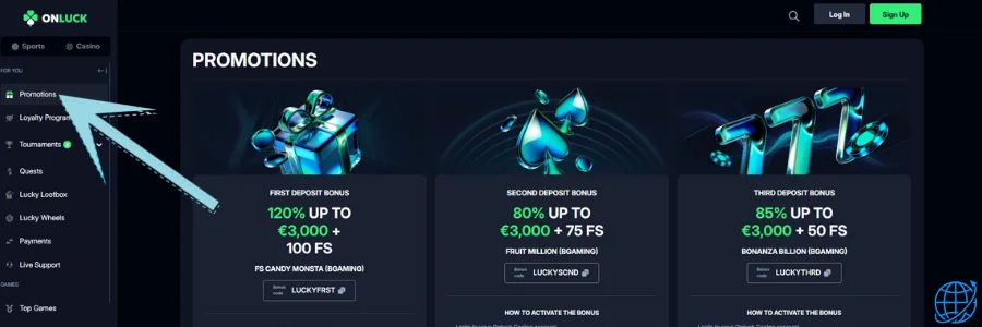 OnLuck Bonus