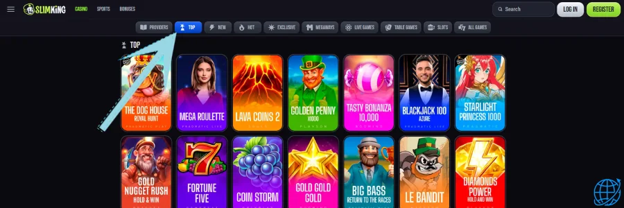 Slimking casino Spel