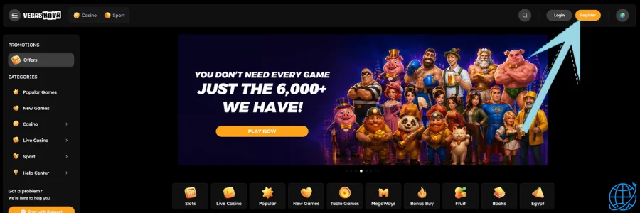 VegasNova casino